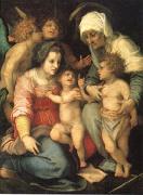 Andrea del Sarto The Holy Family with Angels (mk05) oil painting artist